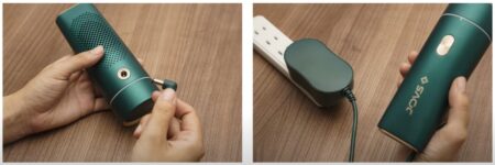 jovs脱毛器　電源コード接続